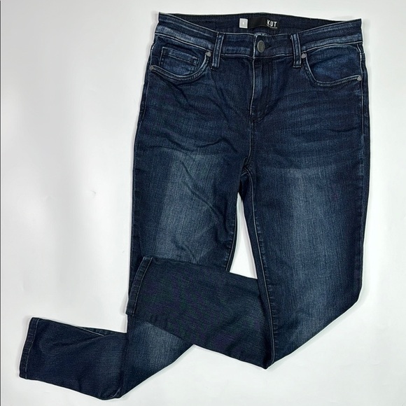 KUT Connie Ankle Skinny Dark Wash Jeans Size 6 - Picture 1 of 10